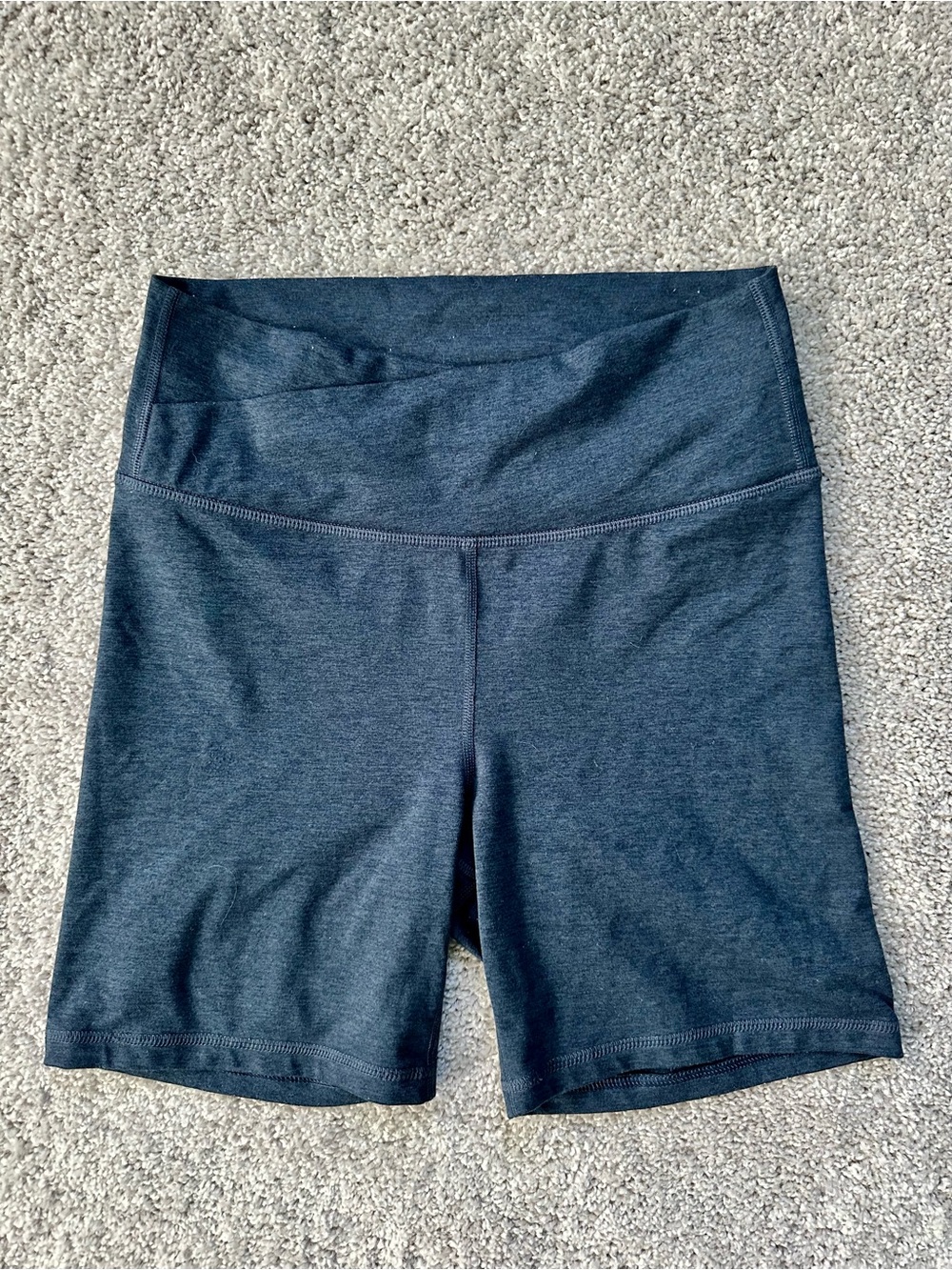 Old Navy Dark Charcoal High-Rise Bike Shorts